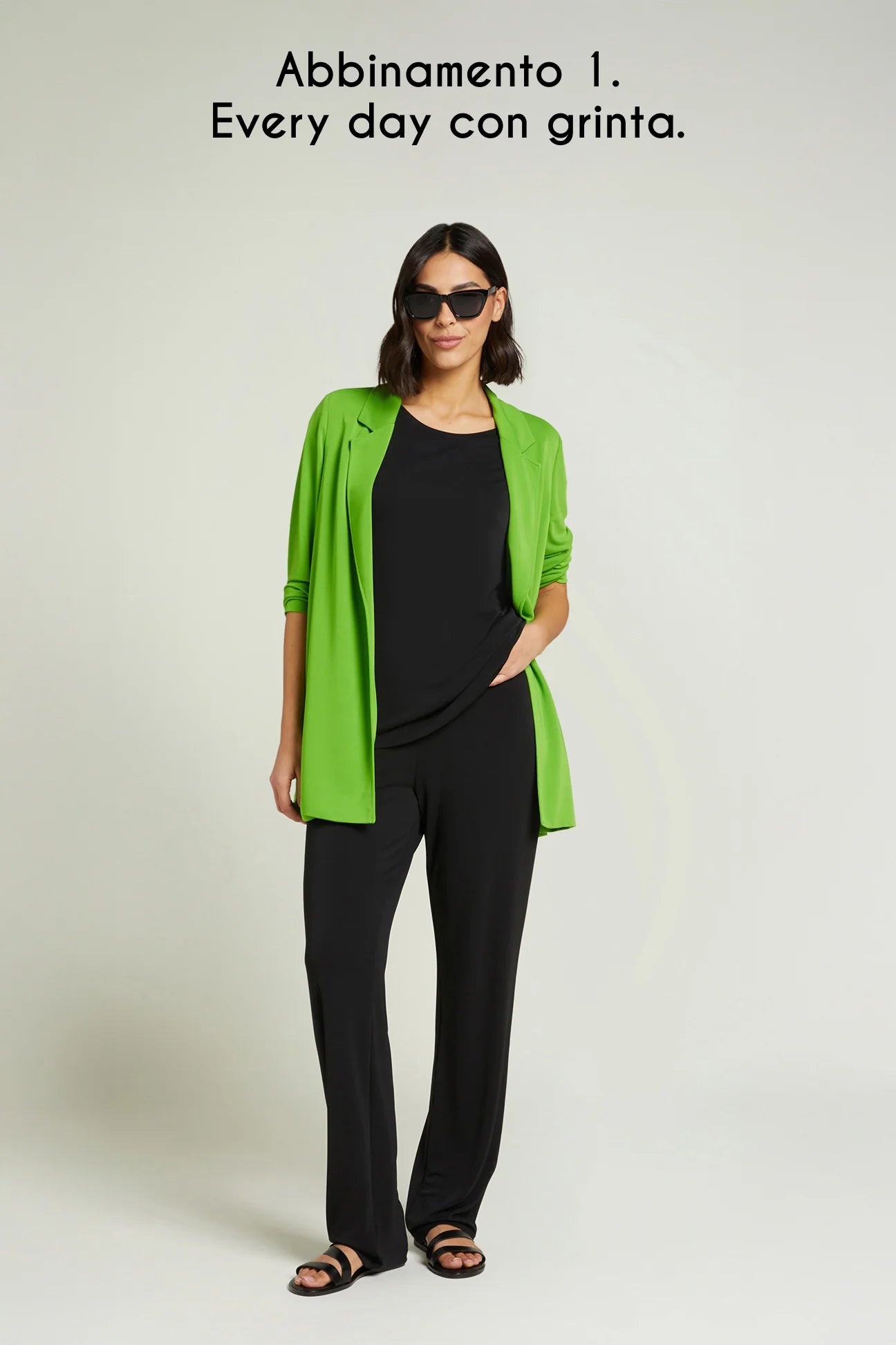 Giacca verde Curvy