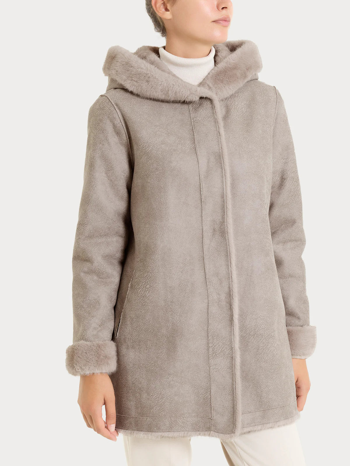Ragno Cappotto Vegan Fur double face