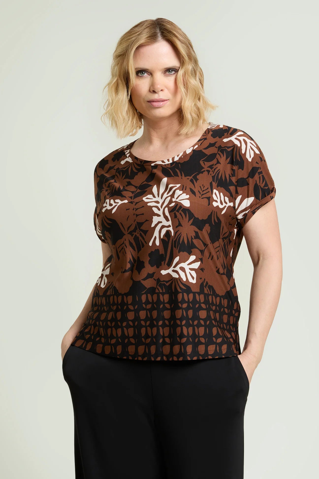 Maglia fantasia Curvy
