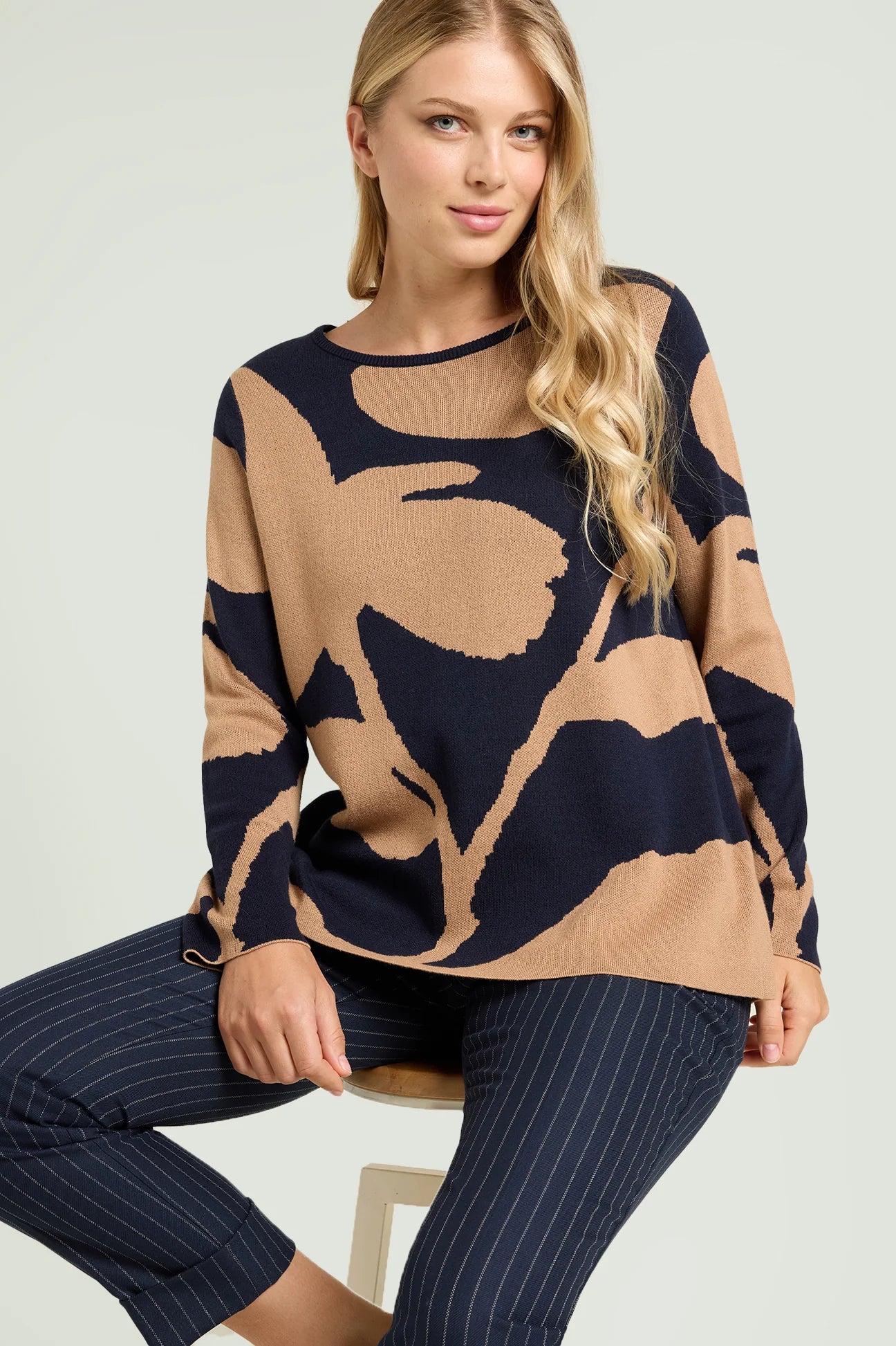 Luisa Viola Maglia intarsio