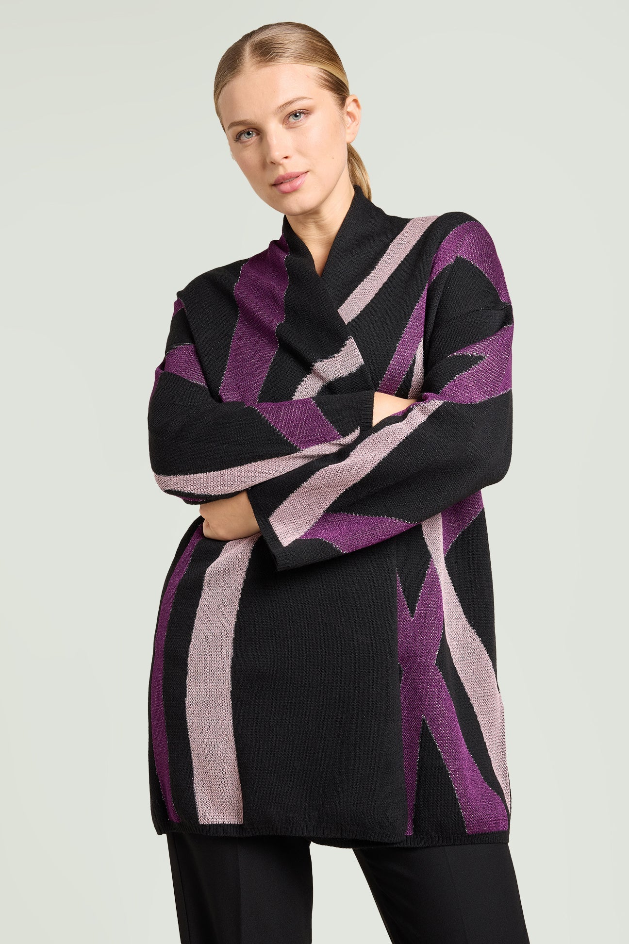 Luisa Viola Maglia Cardigan Jaquard