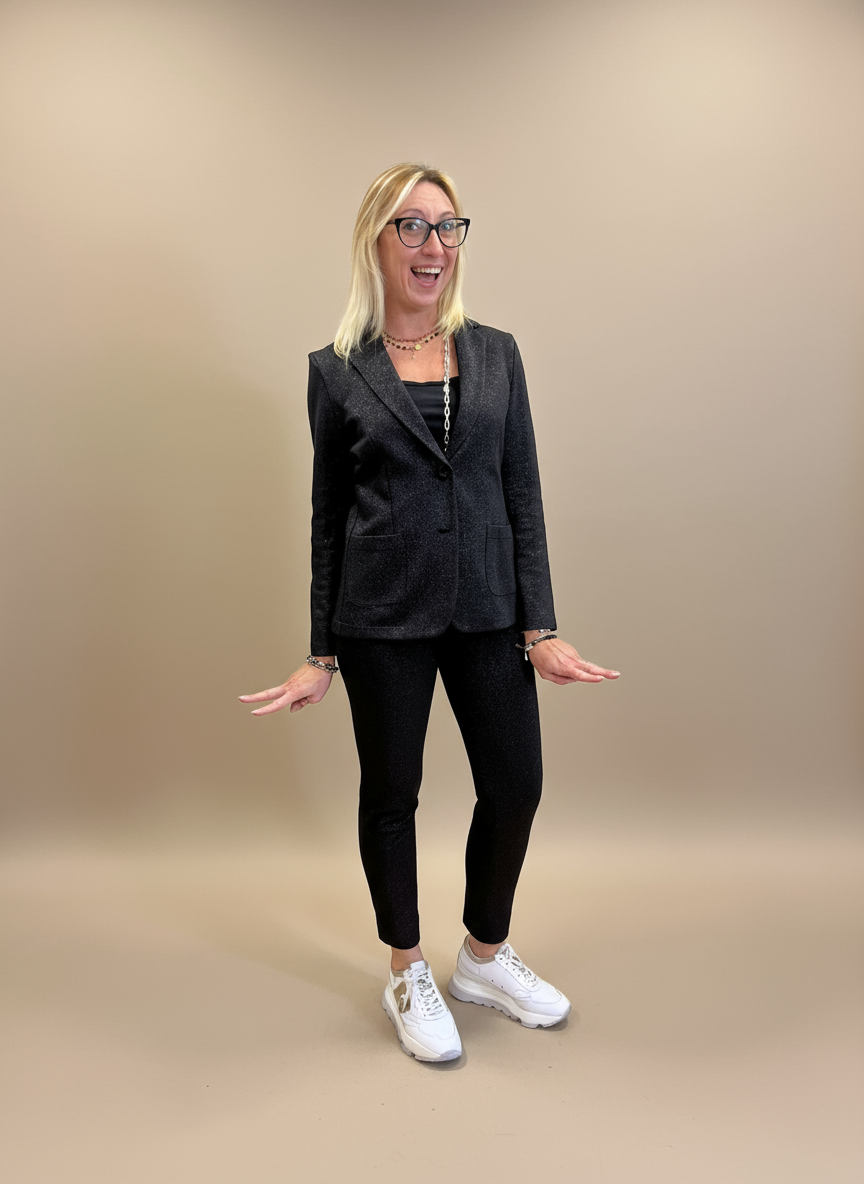 Pantalone Sigaretta Lurex