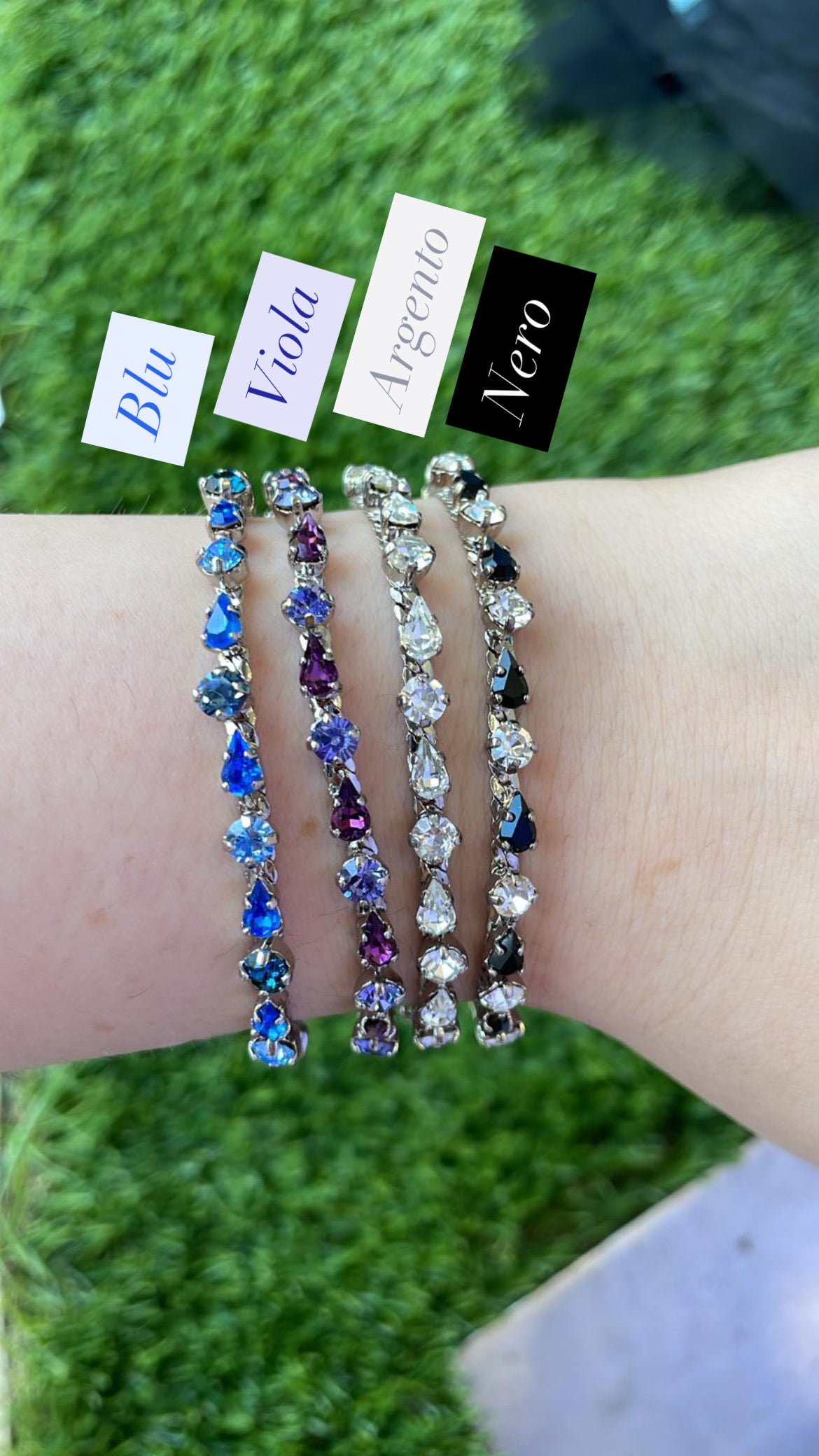 Bracciale tennis goccia
