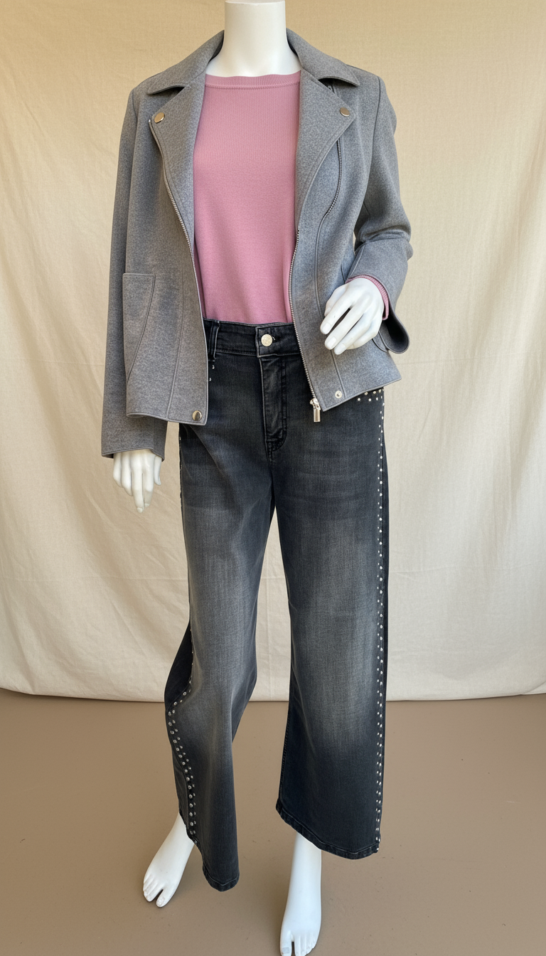 Jeans Palazzo Borchie Shopia