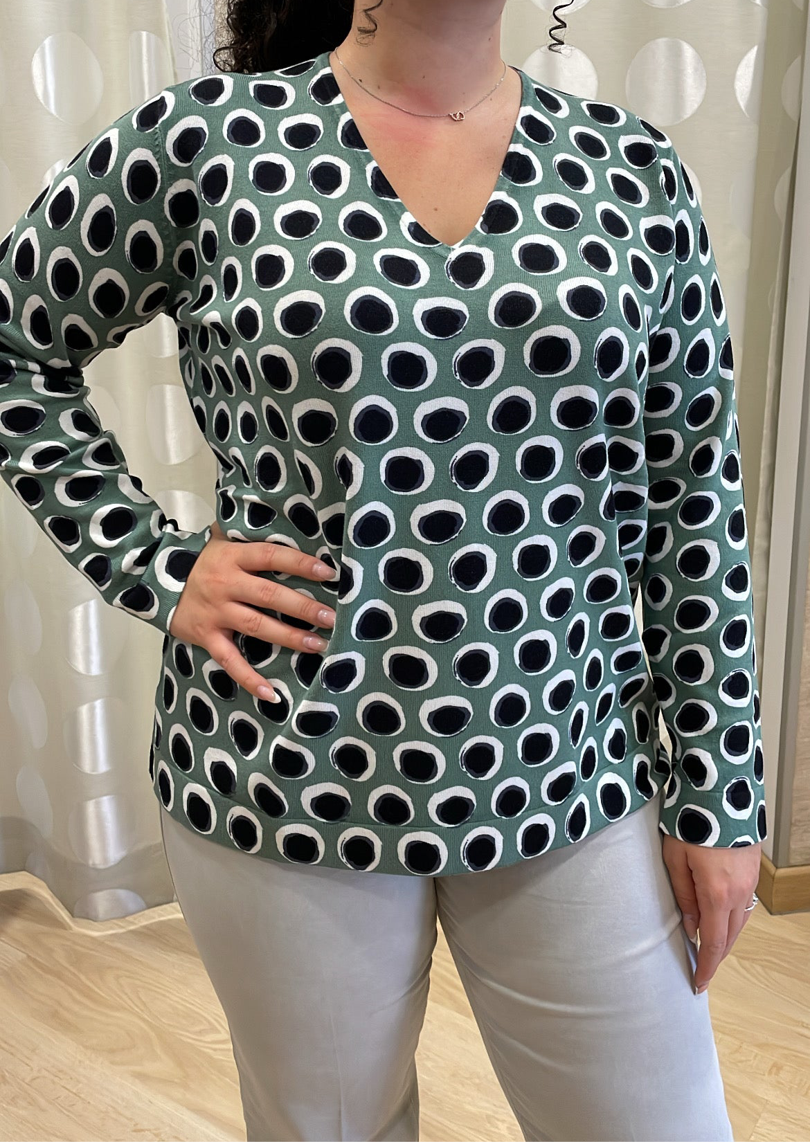 Maglia luisa Viola fantasia