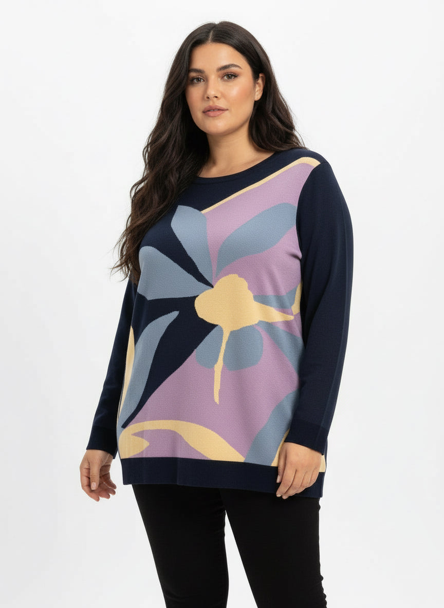 Luisa Viola Maglia Intarsio