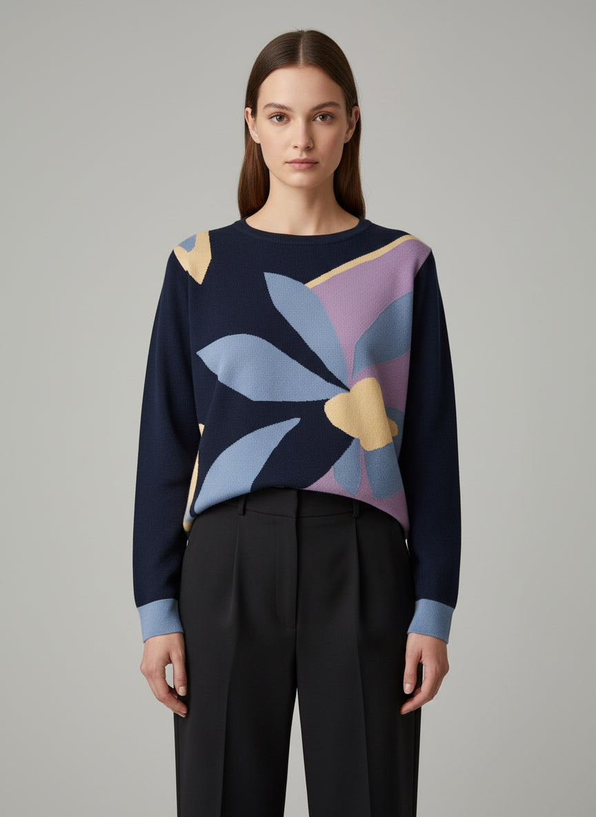 Luisa Viola Maglia Intarsio