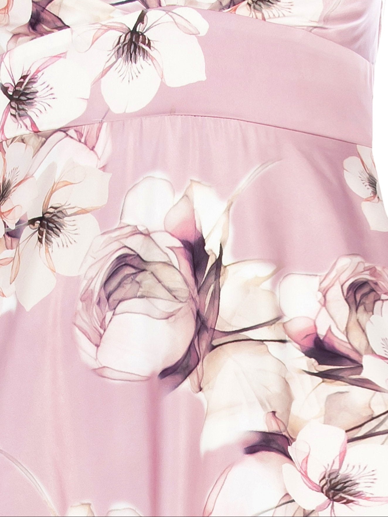 Abito curvy fiori