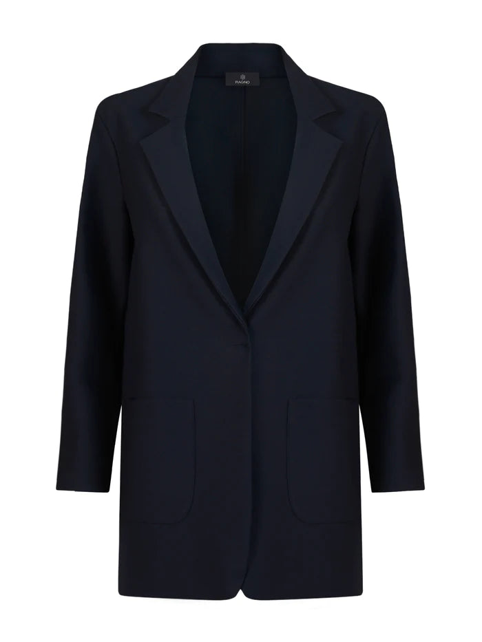 BLAZER DESTRUTTURATO blu