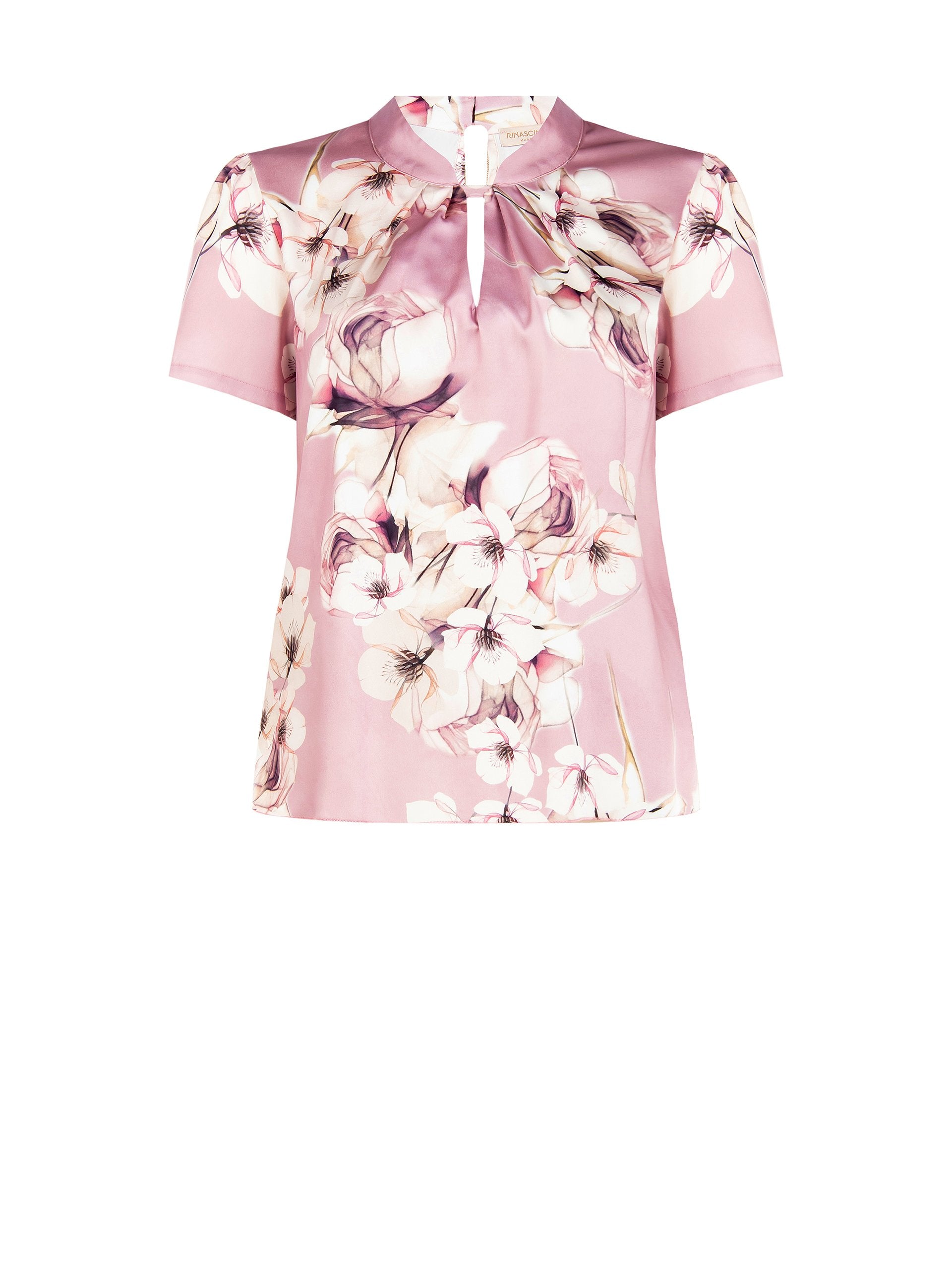 Blusa Floreale bordeaux