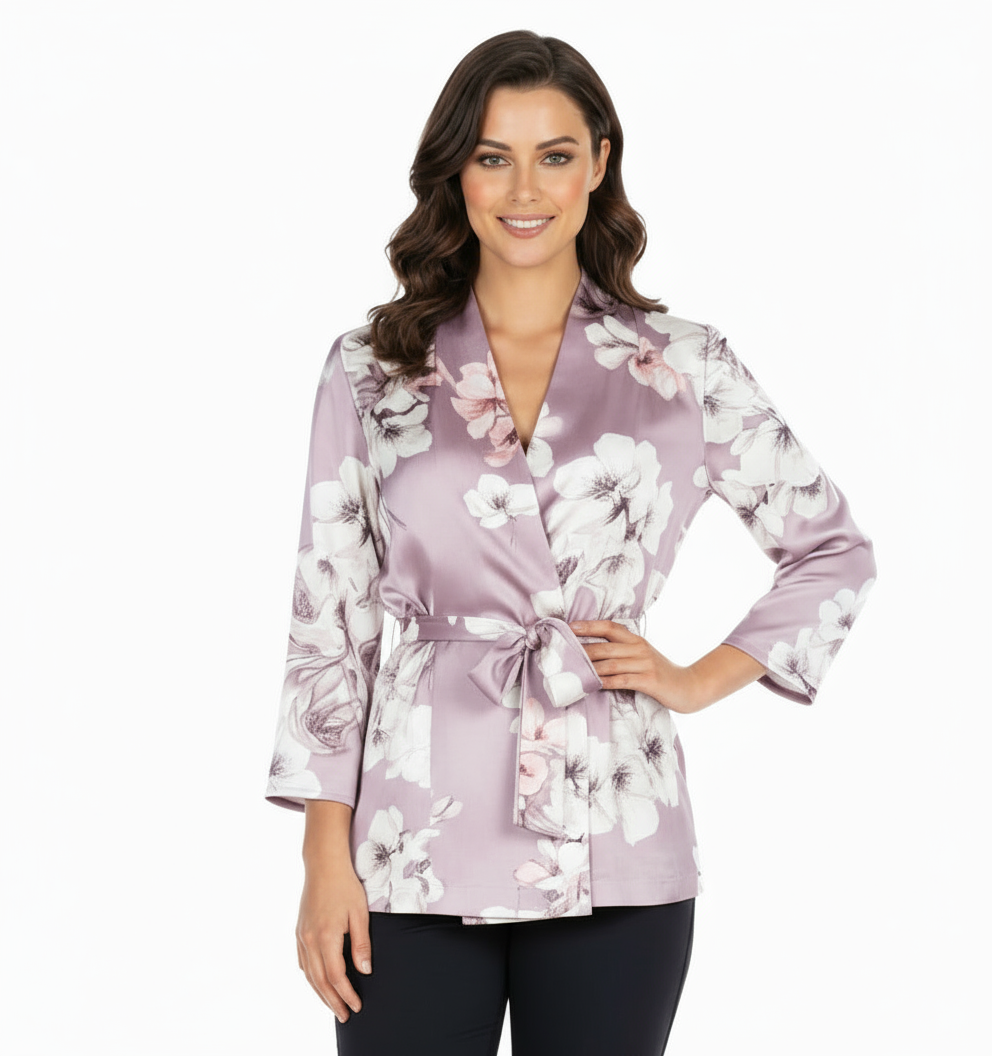Giacca Rinascimento Kimono Malva