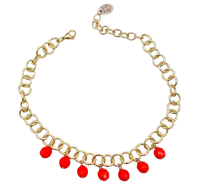 BRACCIALE CON CRISTALLI COLORATI