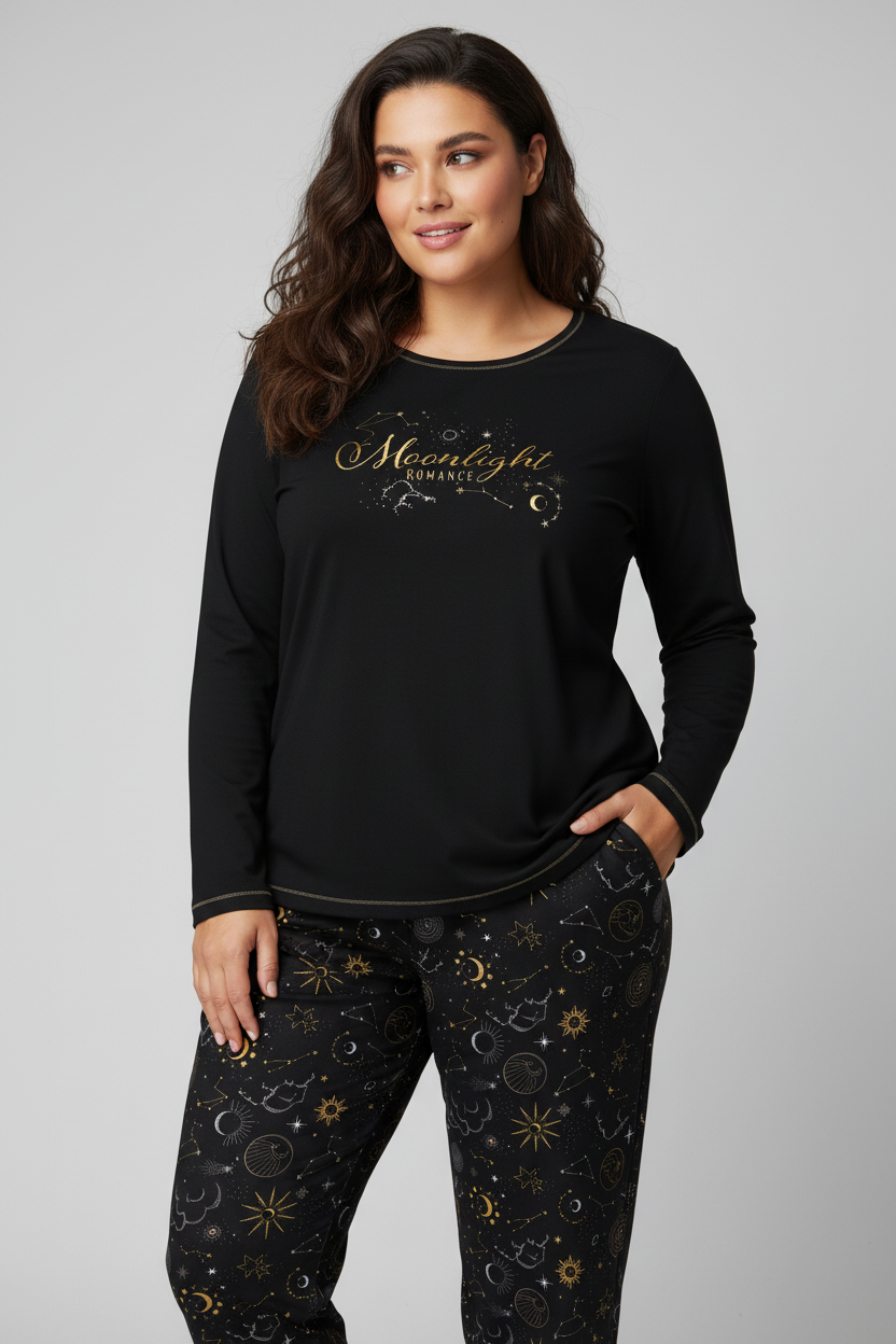 PIGIAMA IN COTONE TAGLIE CURVY