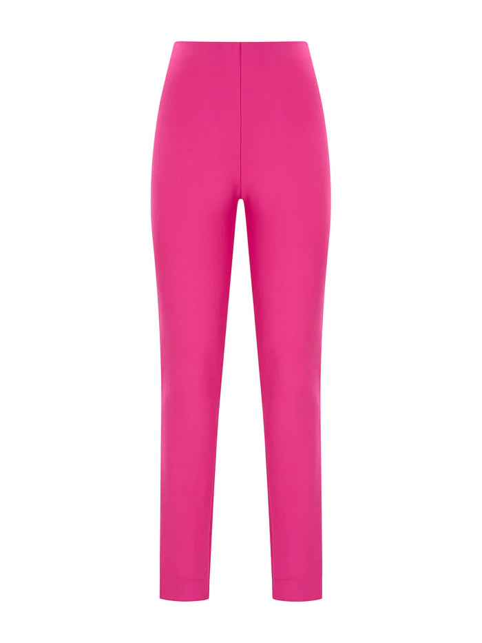 PANTALONE SIGARETTA FUXIA no zip no bottoni